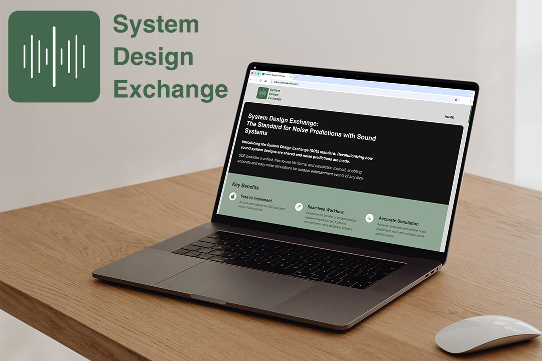 Chuẩn SDE (System Design Exchange) — d&b + L-Acoustics + SoundPLAN. Ảnh: SoundLightUp
