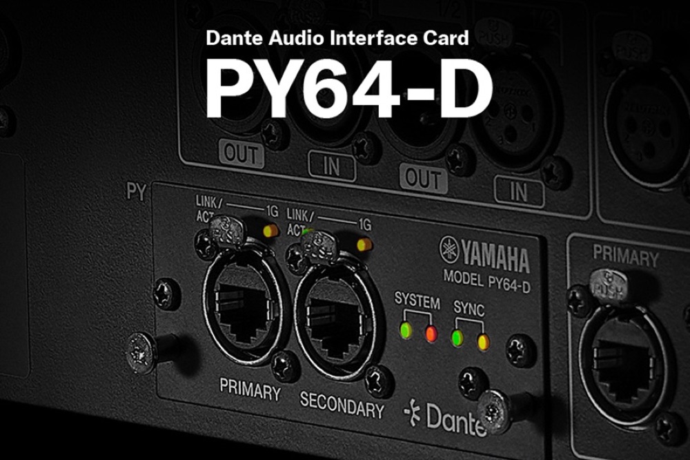 Yamaha PY64-D Dante card